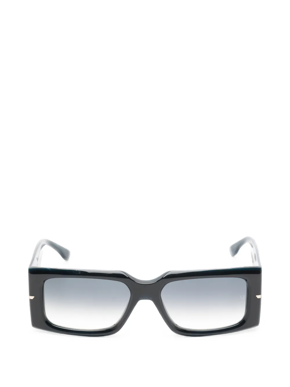 Victoria Beckham Eyewear Zonnebril met rechthoekig montuur Blauw