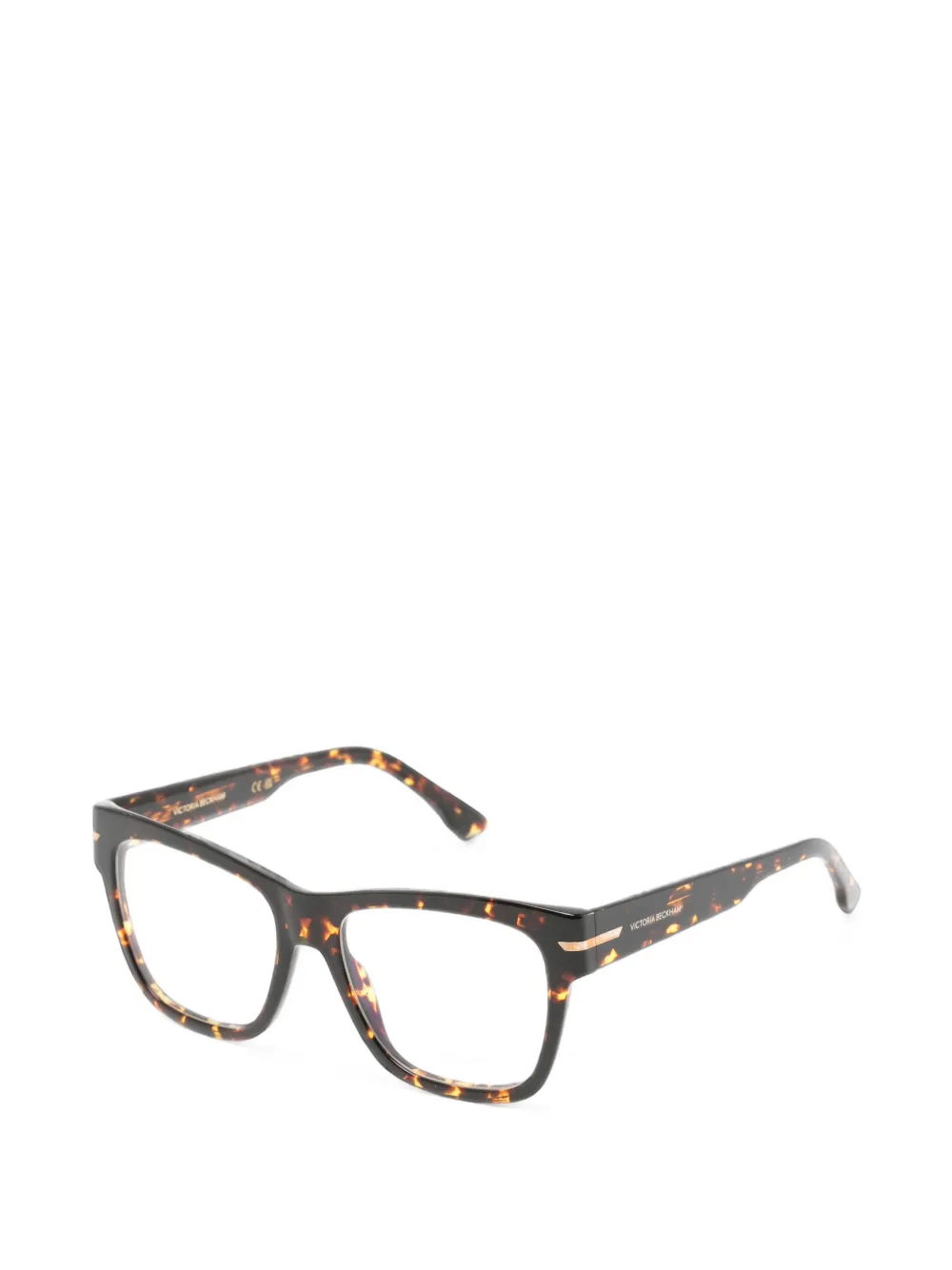 Victoria Beckham Eyewear Bril met schildpadschild-effect Bruin