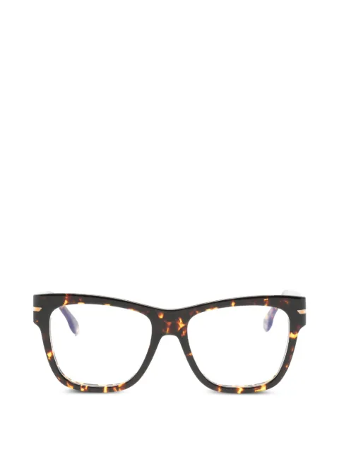 Victoria Beckham Eyewear tortoiseshell-effect rectangle-frame glasses