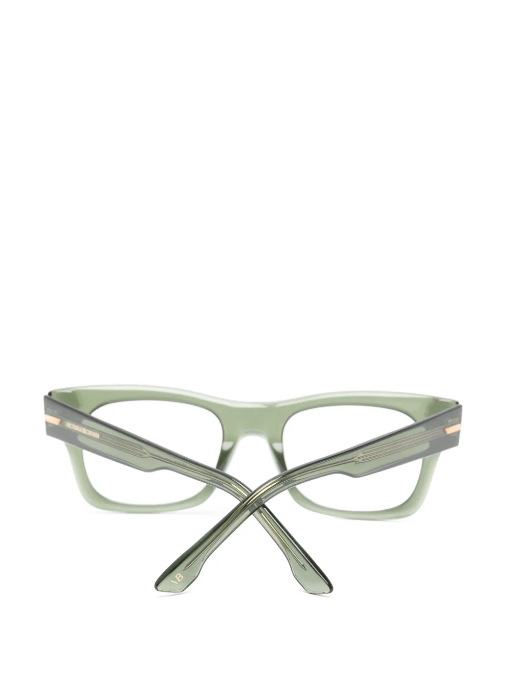 Victoria Beckham Eyewear Bril met rechthoekig montuur Groen