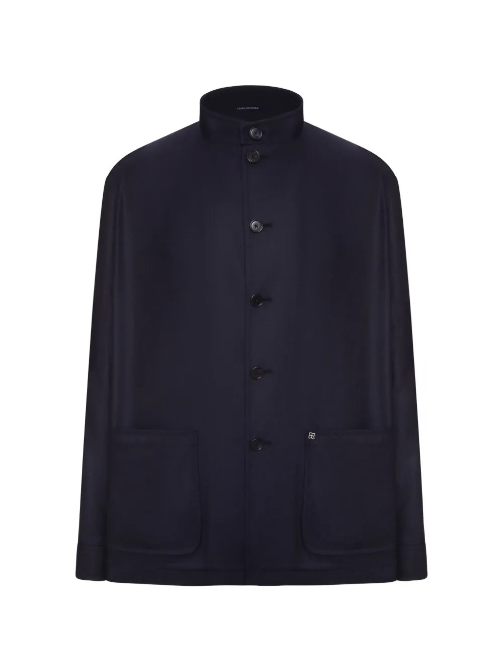 Tagliatore mandarin-collar jacket - Blau