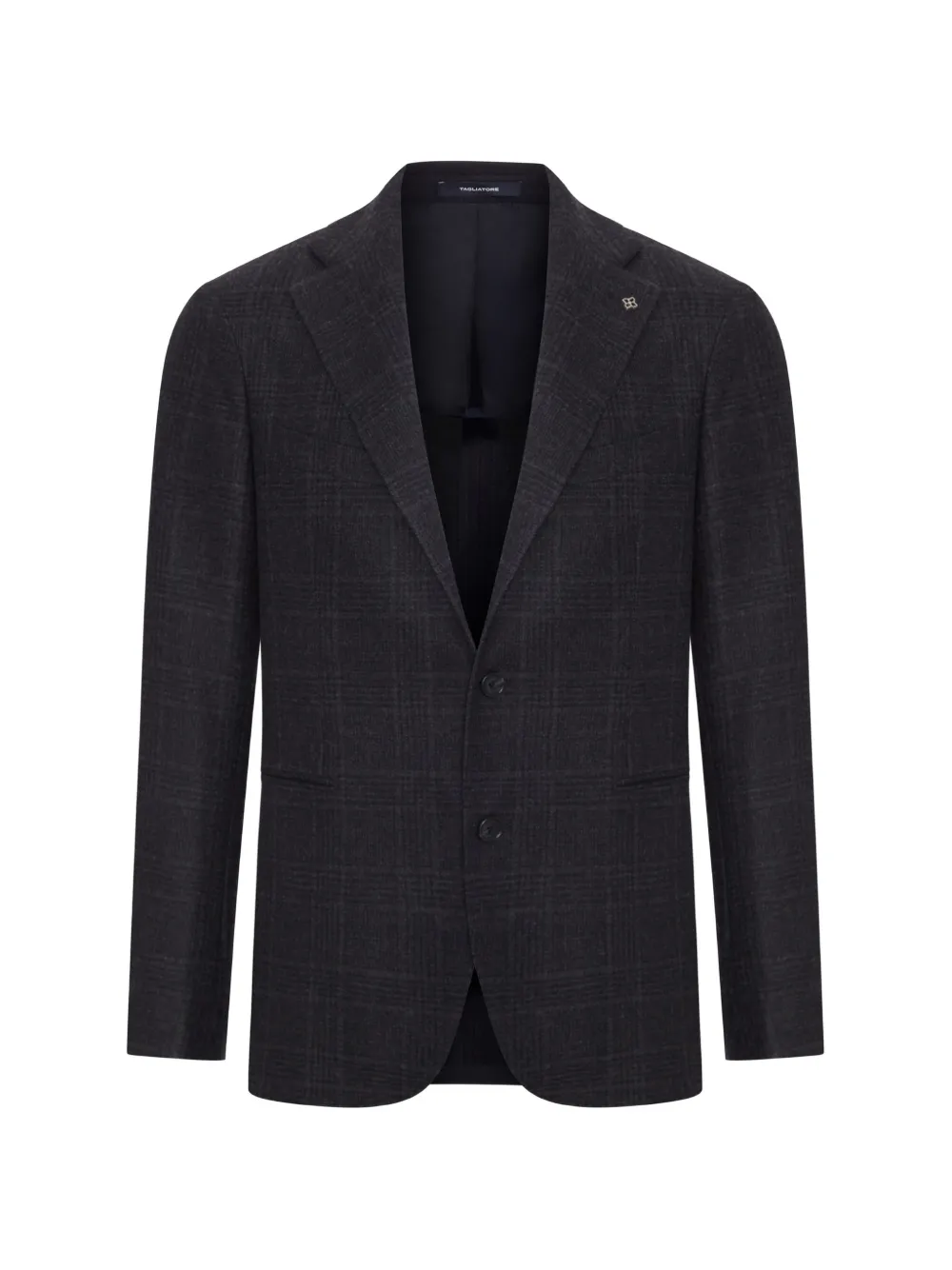 Tagliatore Vesuvio check wool blazer - Grau