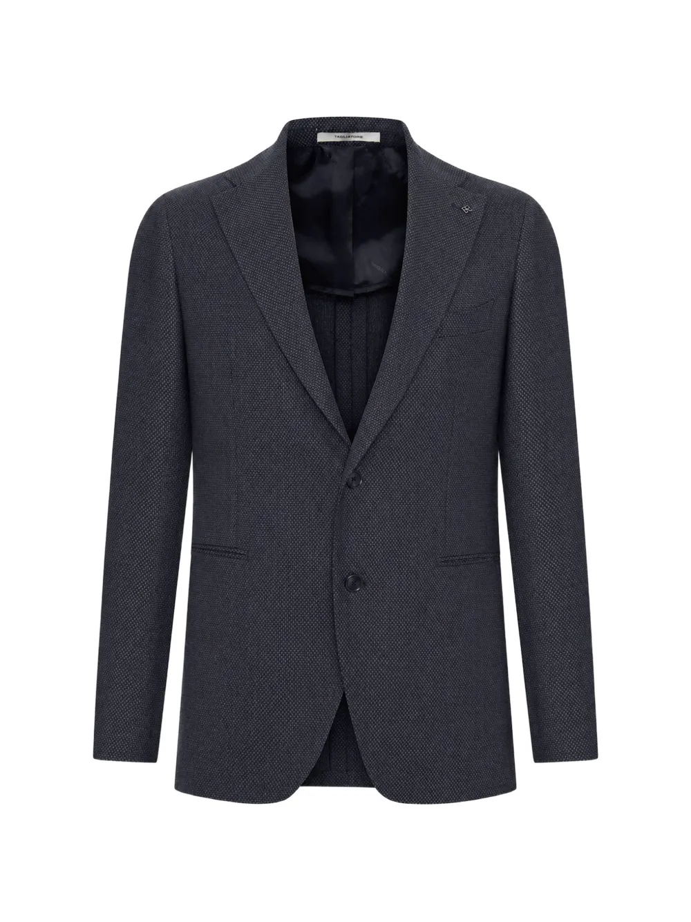 Tagliatore textured single-breasted blazer - Grigio