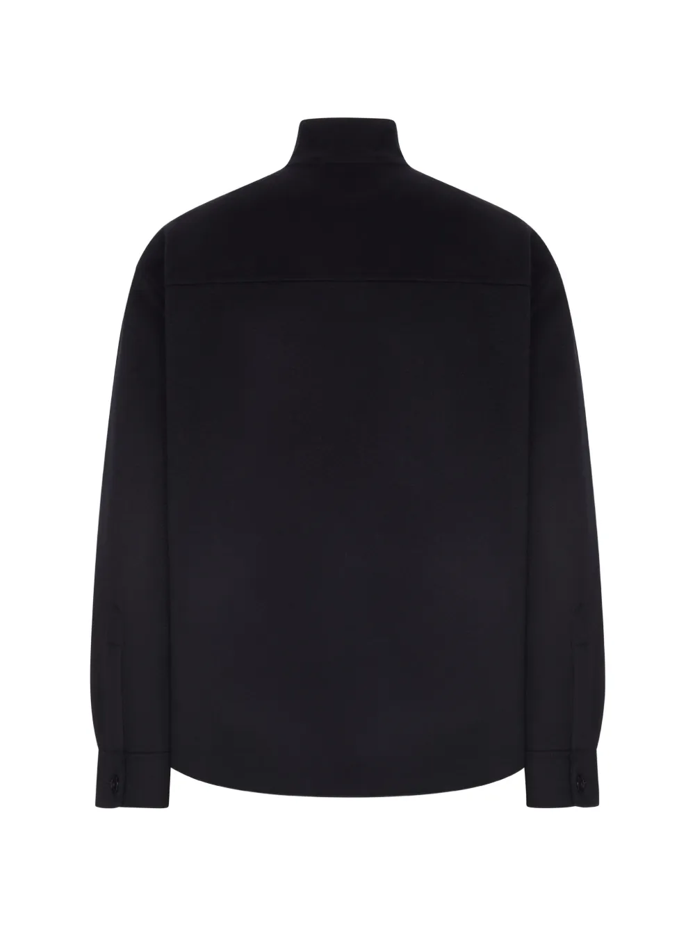 Giorgio Armani Kasjmier jack met hoge hals Zwart