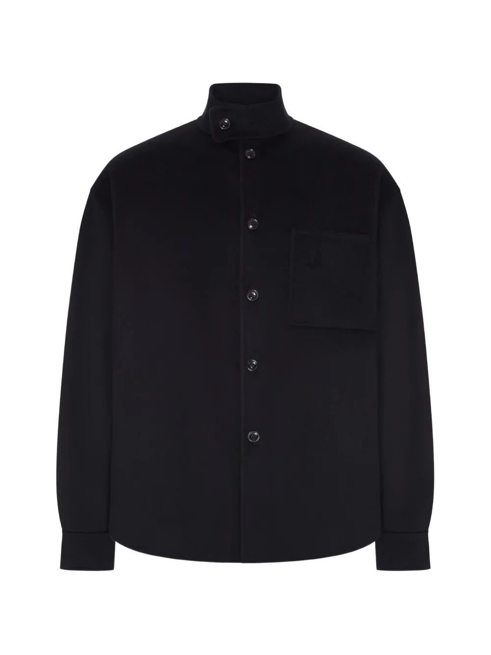 Giorgio Armani Giacca in cashmere a collo alto - Nero