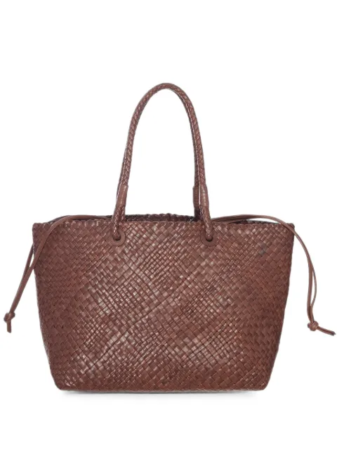 IBELIV Bazika gewebte Tote Bag aus Leder