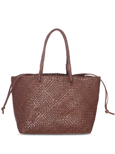 IBELIV Bazika woven leather tote bag