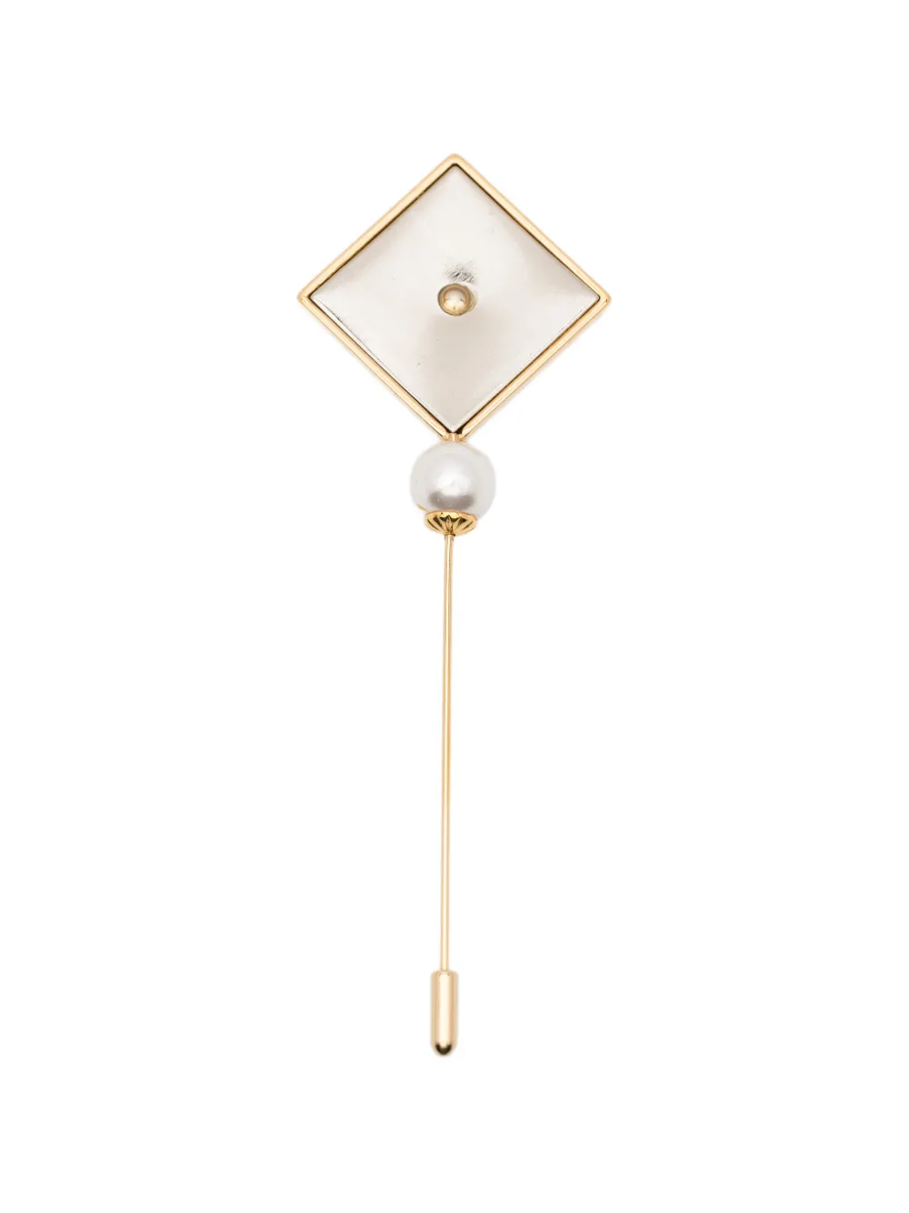 Ferragamo Pre-Owned 1980s geometric brooch - Oro