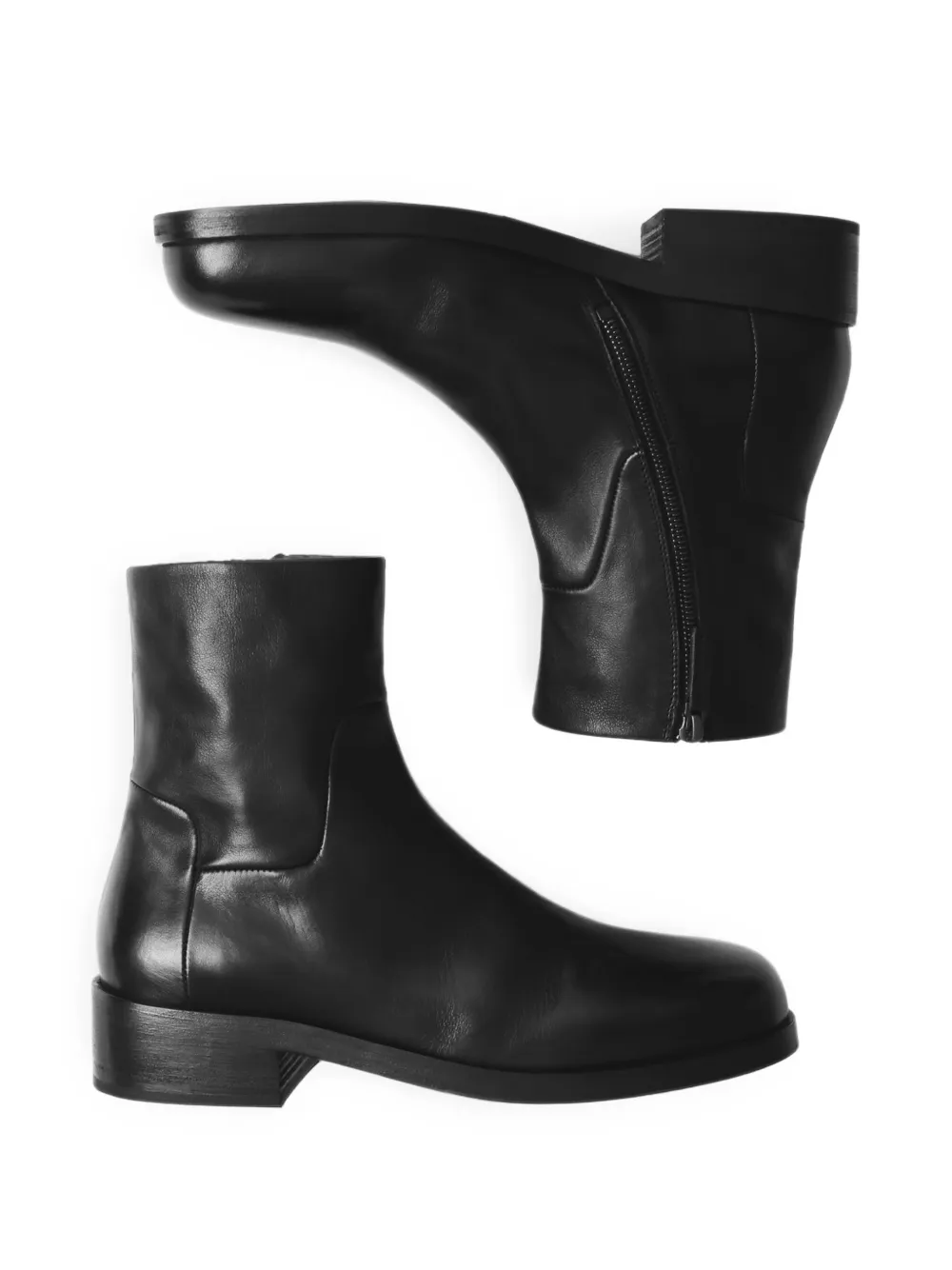 Marsèll leather ankle boots Zwart