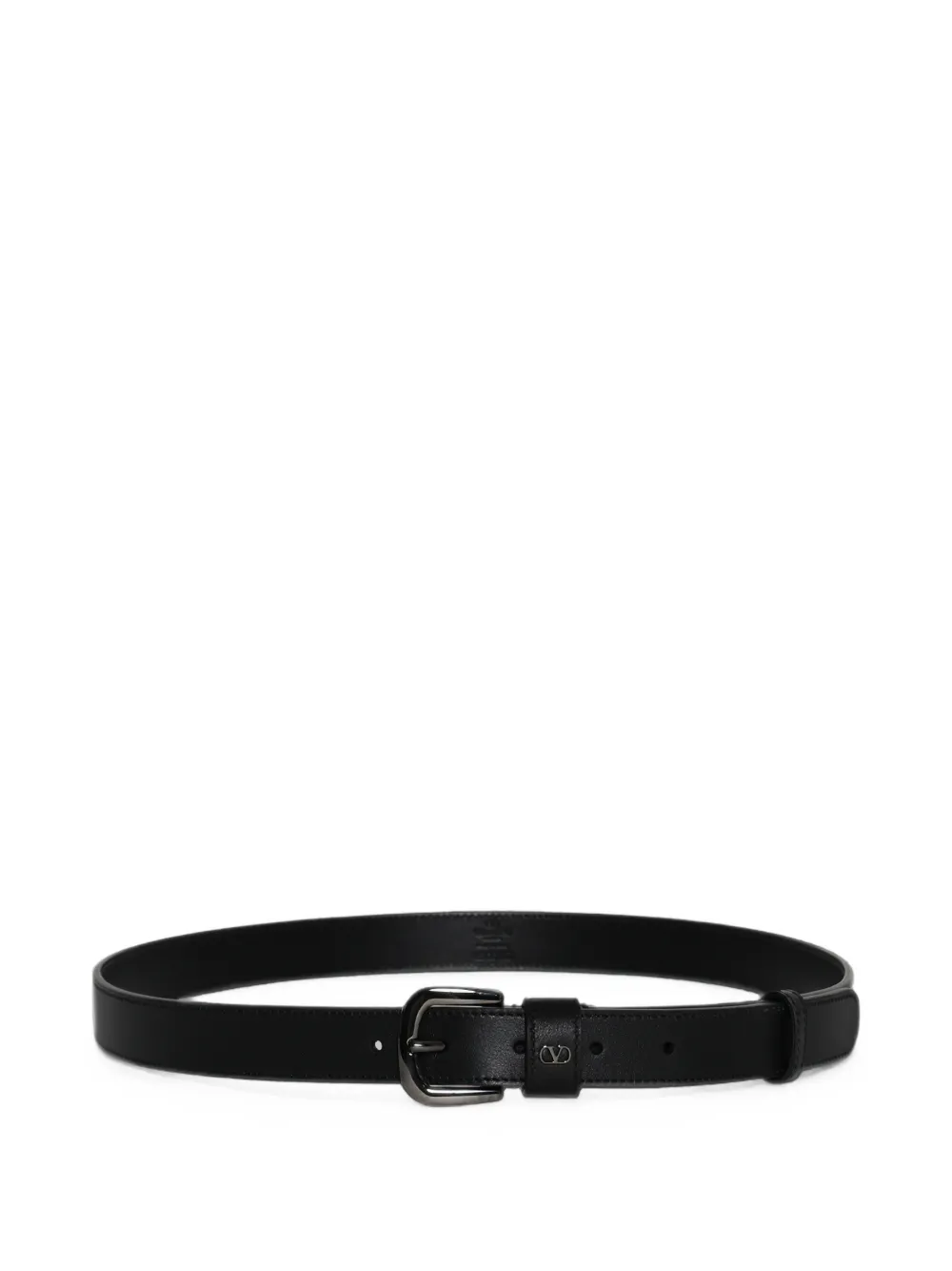 Valentino Garavani VLogo Signature leather belt - Nero