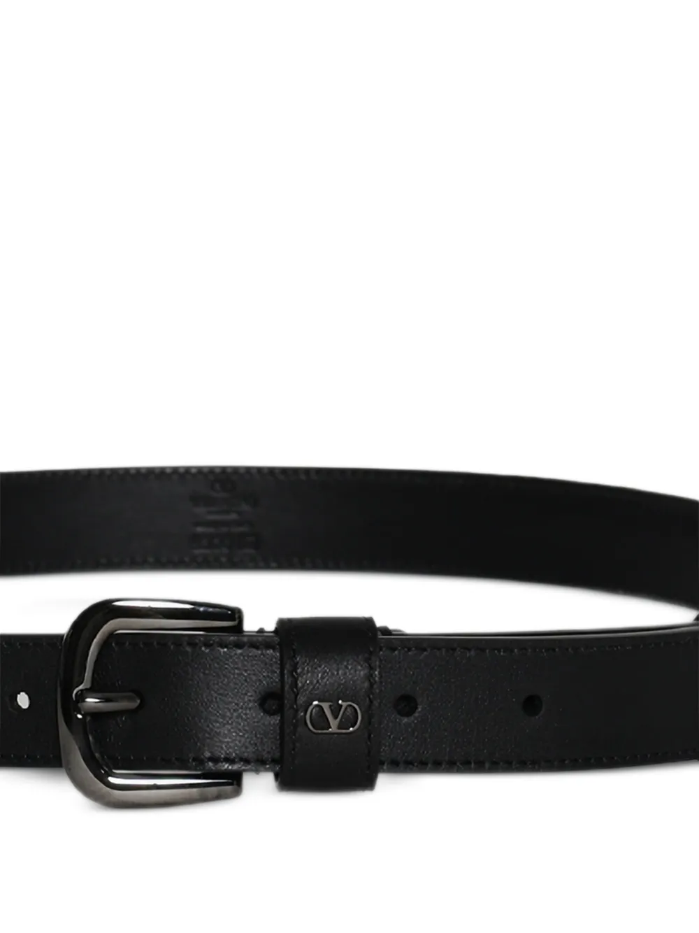 Valentino Garavani VLogo Signature leren riem Zwart