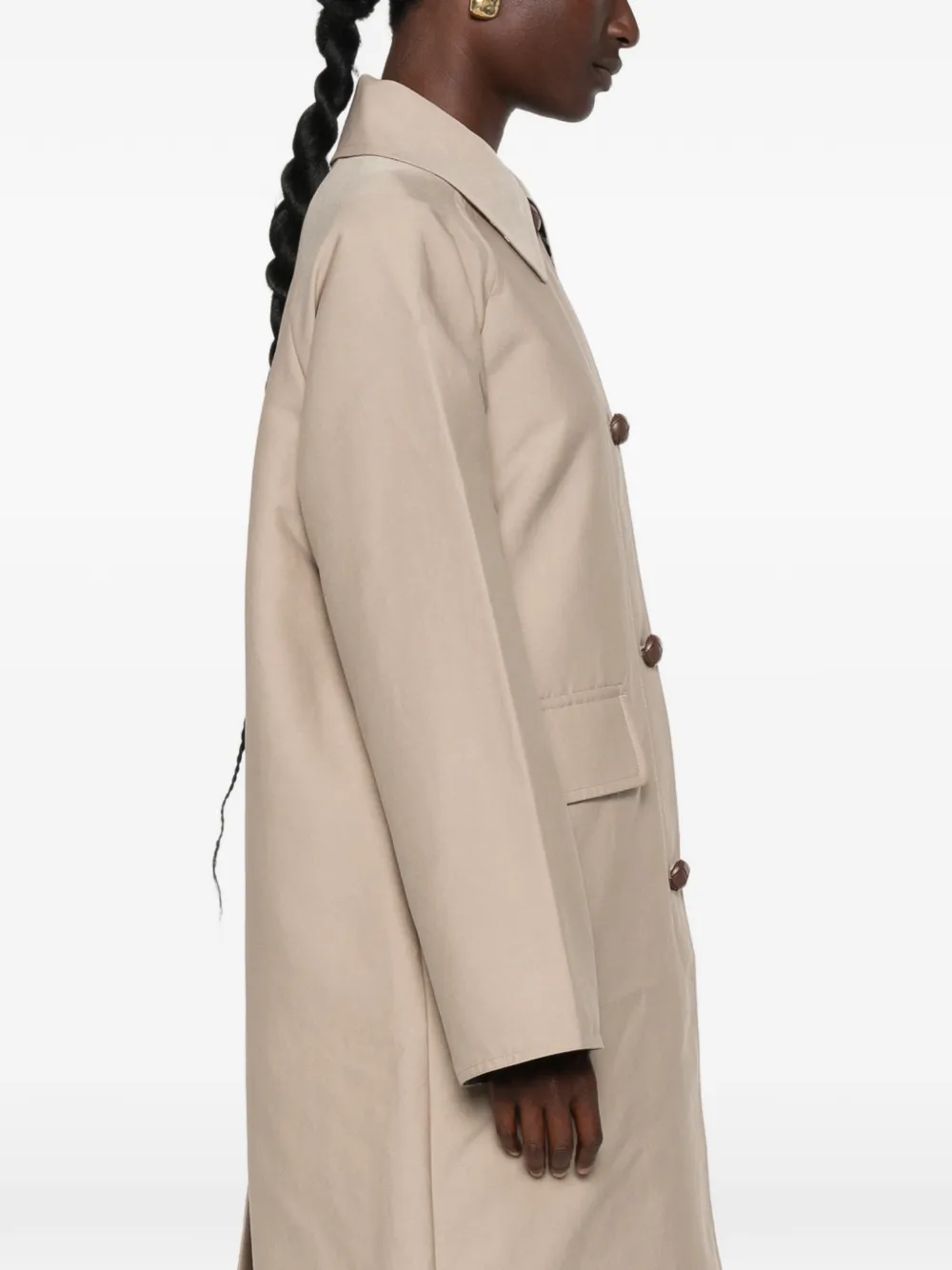 Barbour Jack met geborduurd logo en geruite manchetten Beige