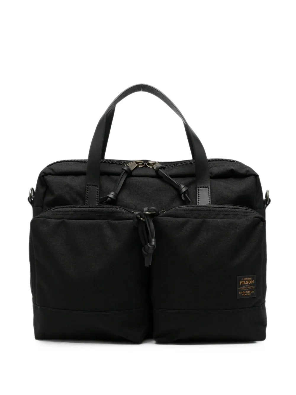 Filson multi-pocket zip-around tote bag - Nero