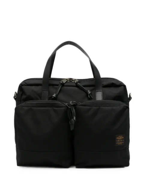 Filson multi-pocket zip-around tote bag