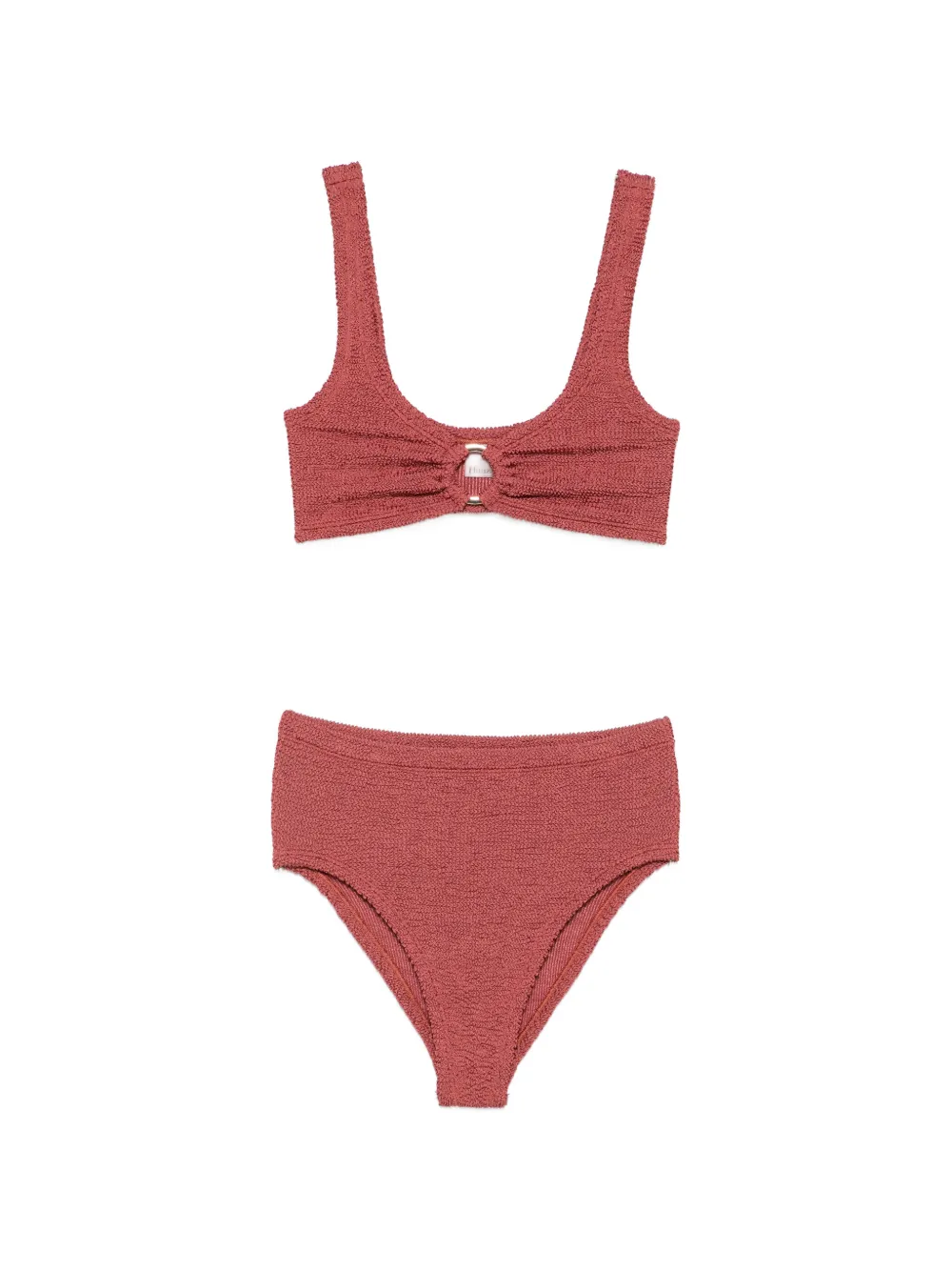 Hunza G Nadine crinkled bikini - Rosa
