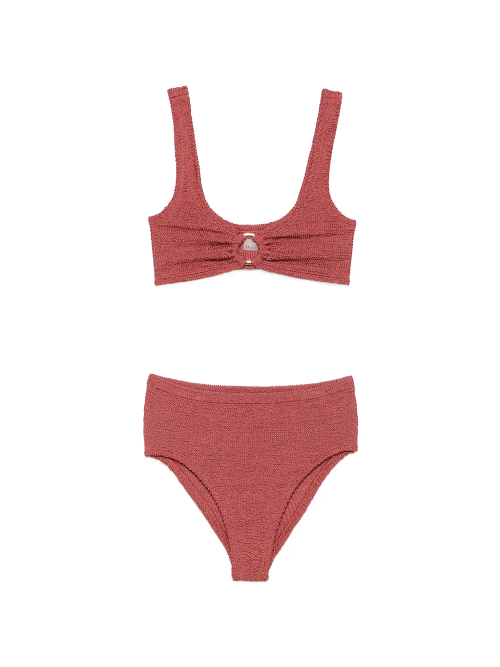 Hunza G Nadine crinkled bikini - Rosa