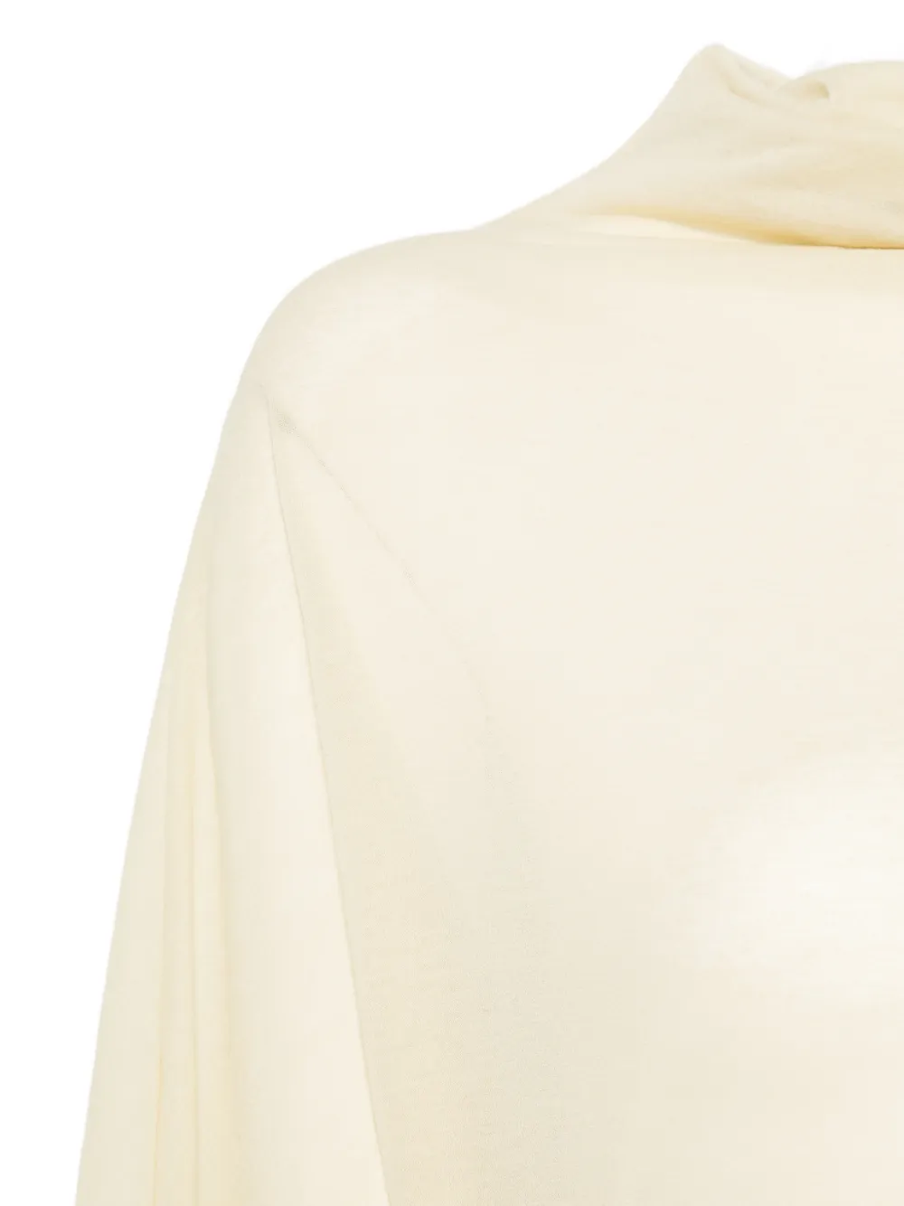 Soeur long-sleeve ruched top Beige