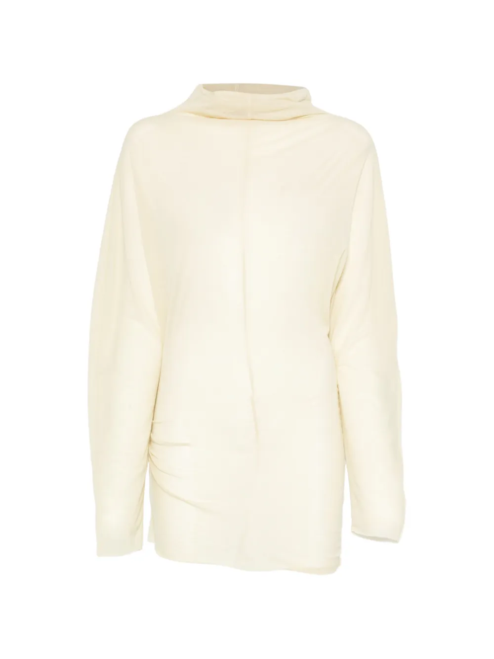 Soeur long-sleeve ruched top Beige