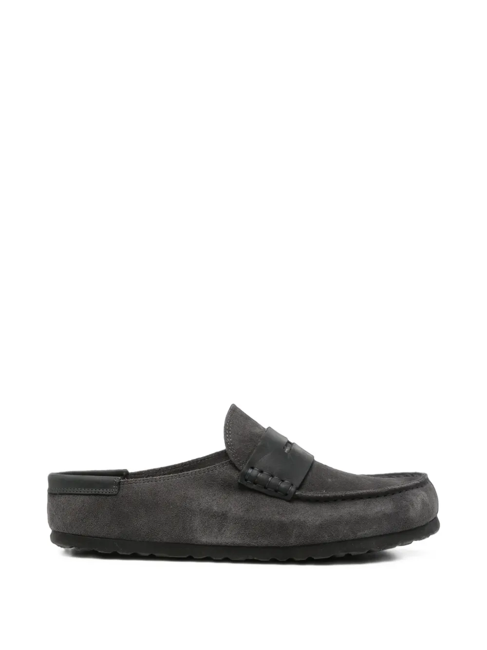 Birkenstock suede slip-on slippers - Grigio