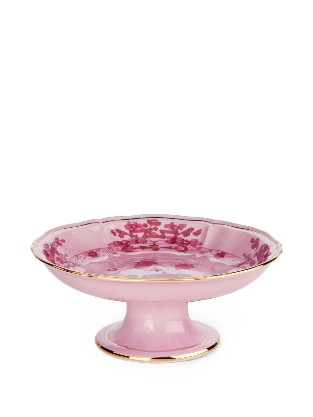 GINORI 1735 coupe à fruits Oriente Italiano Porpora - Rose