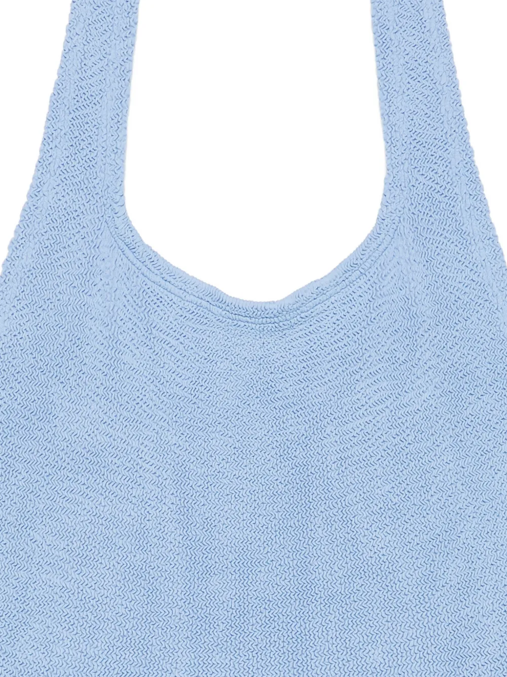 Hunza G Badpak met halternek en gekreukt effect Blauw