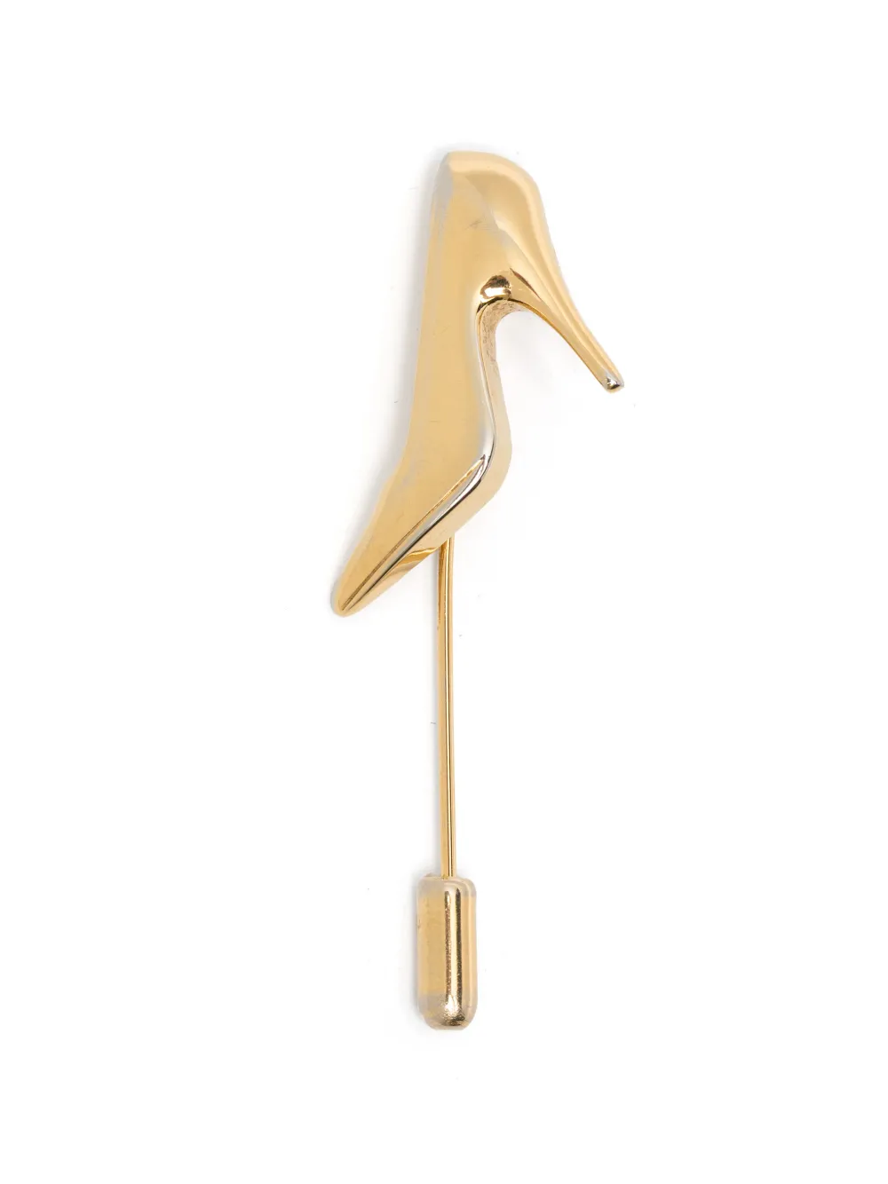 Ferragamo Pre-Owned 1980s shoe-shape brooch - Oro