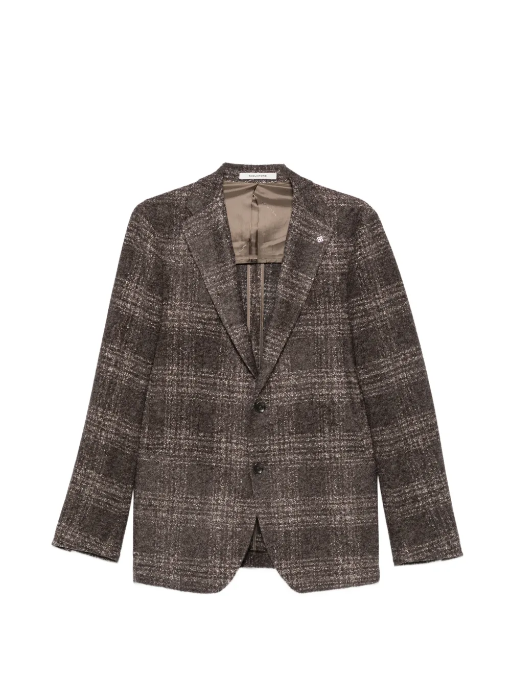 Tagliatore Blazer monopetto a quadri - Marrone