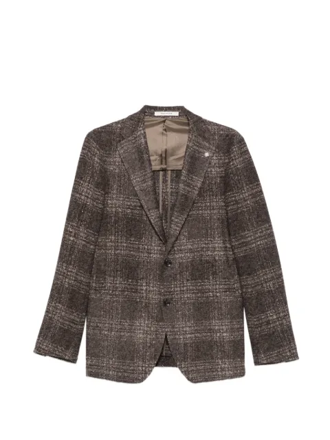 Tagliatore check-pattern single-breasted blazer