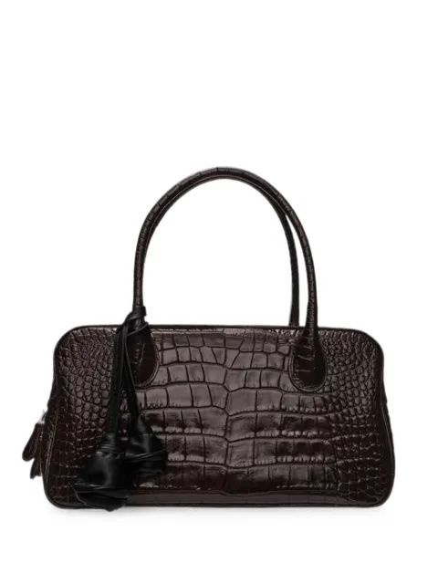 Magda Butrym Brigitte crocodile-embossed leather tote bag