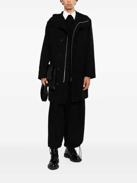 Yohji Yamamoto hooded coat