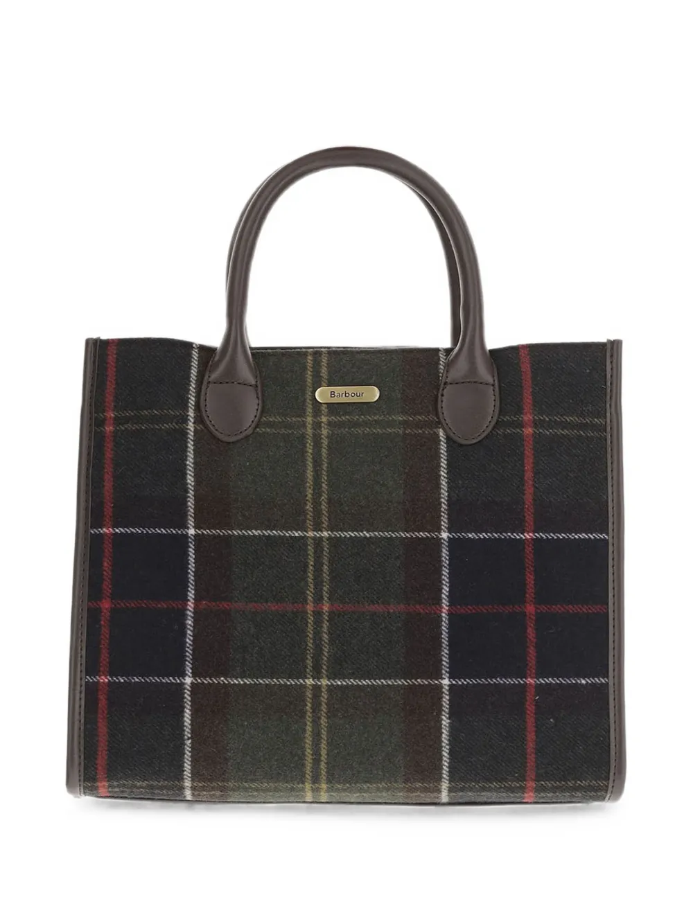 Barbour Barrhill Tartan check-pattern tote bag - Grün