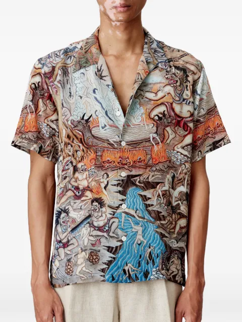 Endless Joy Atma Penangsaransilk-crepe shirt