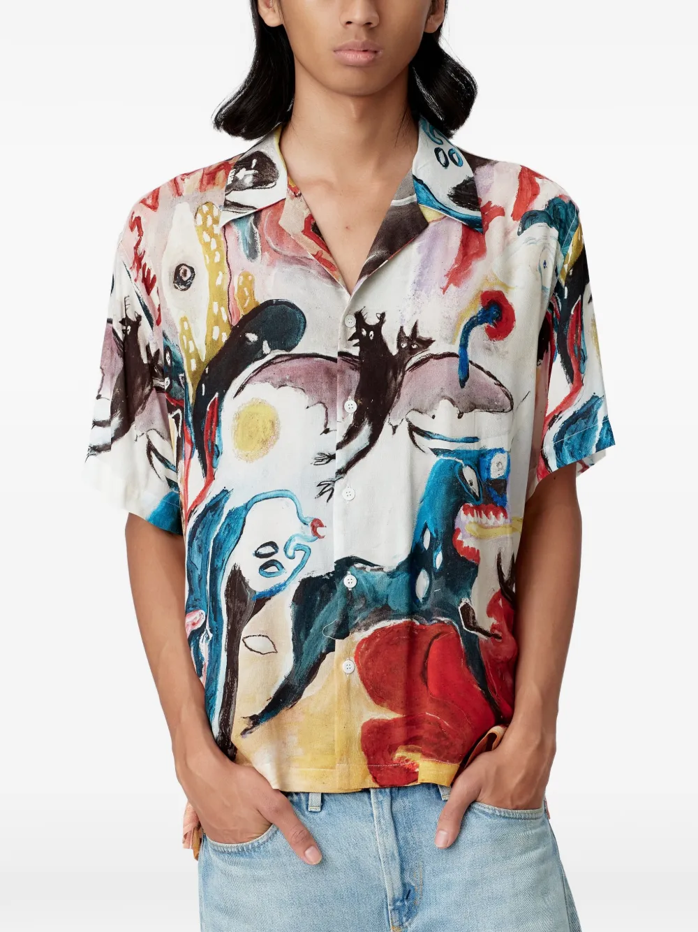 Endless Joy Mad As Hell Graphic-print Shirt In Multi