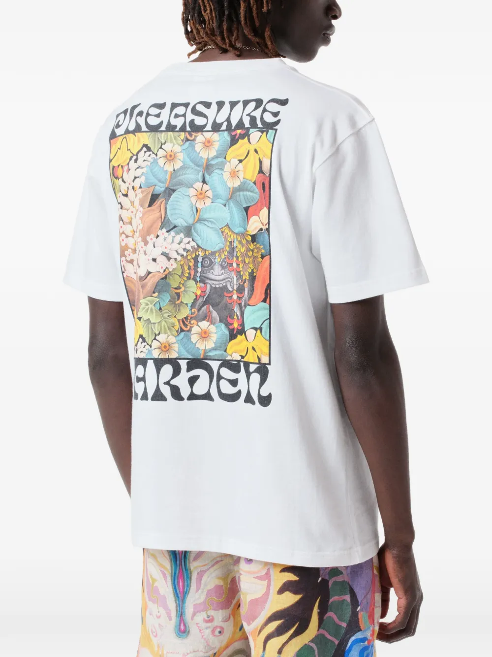 Endless Joy Pleasure Garden T-shirt met print Wit