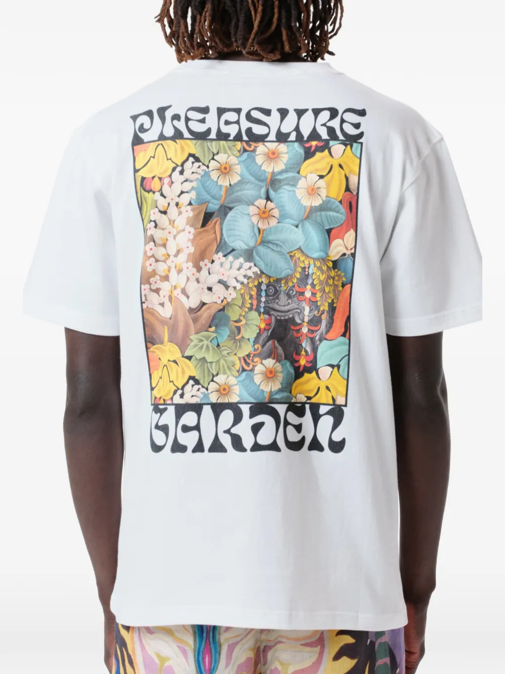 Endless Joy Pleasure Garden T-shirt met print Wit