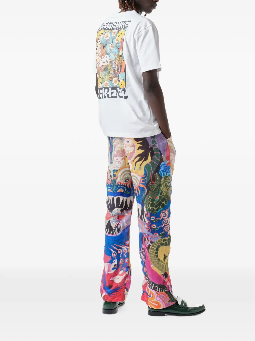Endless Joy Pleasure Garden T-shirt met print Wit