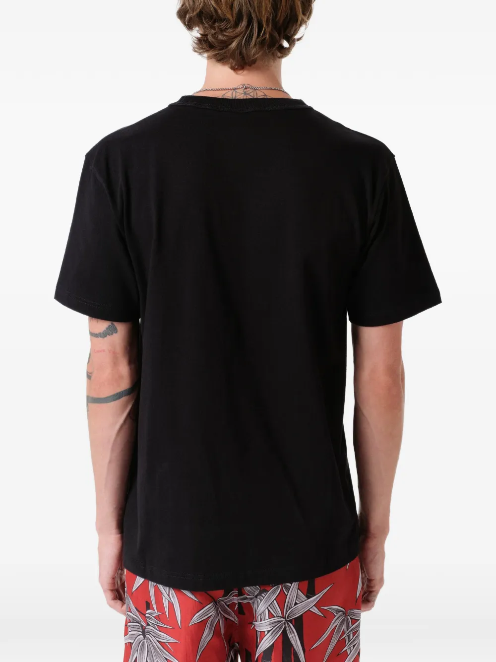 Endless Joy Devil katoenen T-shirt met grafische print Zwart