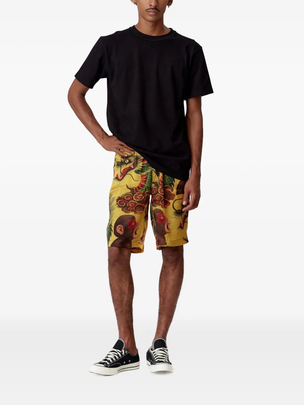 Endless Joy T-shirt met print Zwart