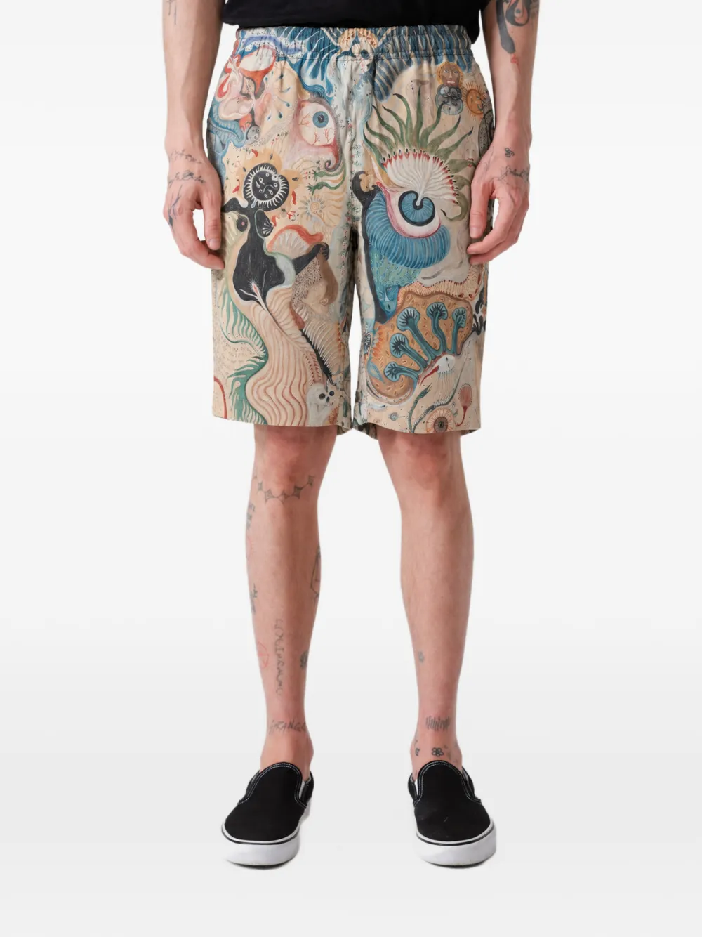 Endless Joy Eternal Squid Boardshorts - Nude