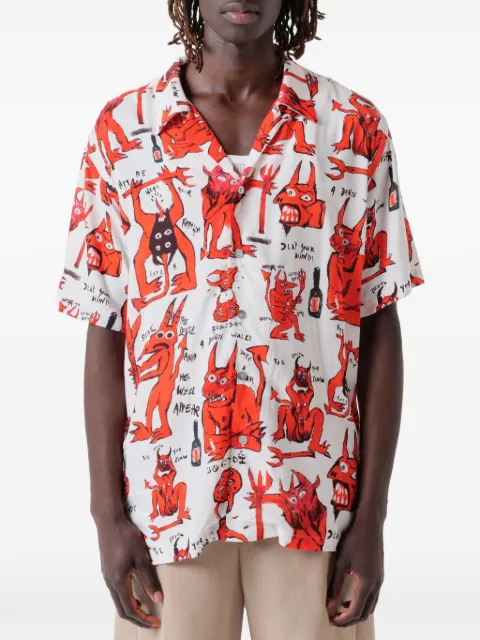 Endless Joy Devil graphic-print short-sleeve shirt