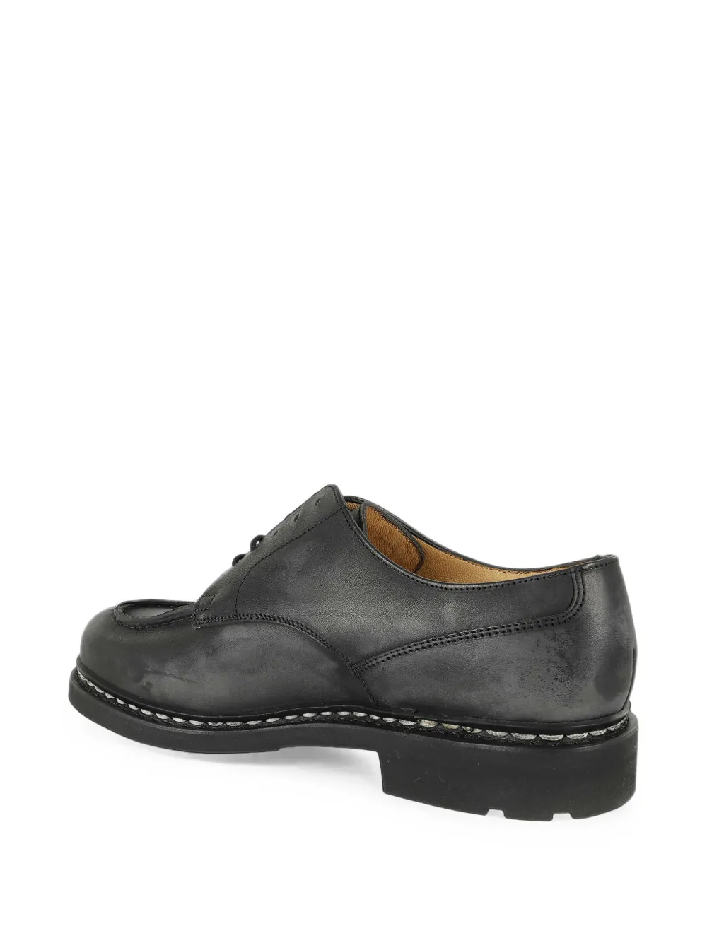 Paraboot Chambord Tex leren Derby schoenen Zwart