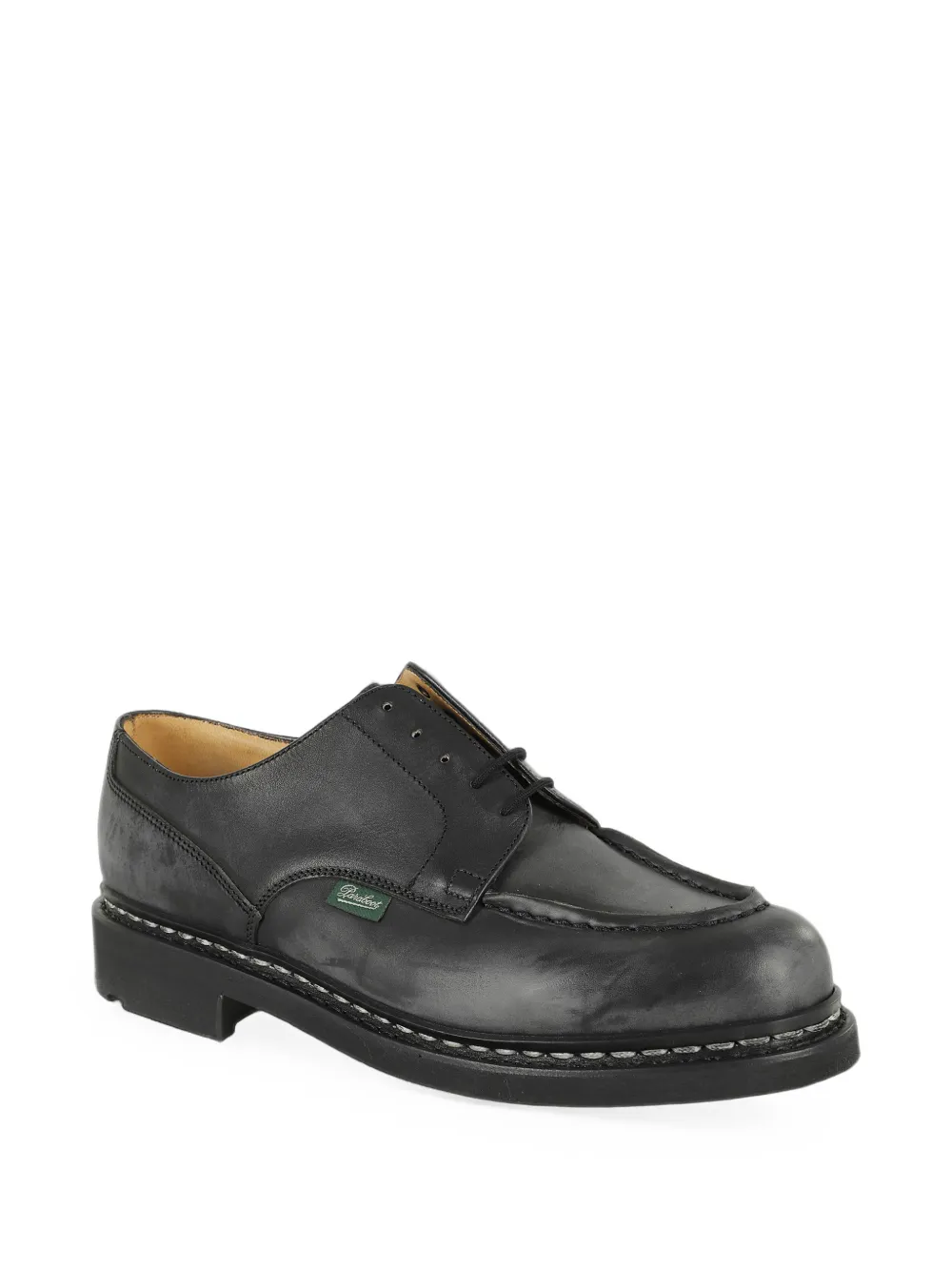 Paraboot Chambord Tex leren Derby schoenen Zwart