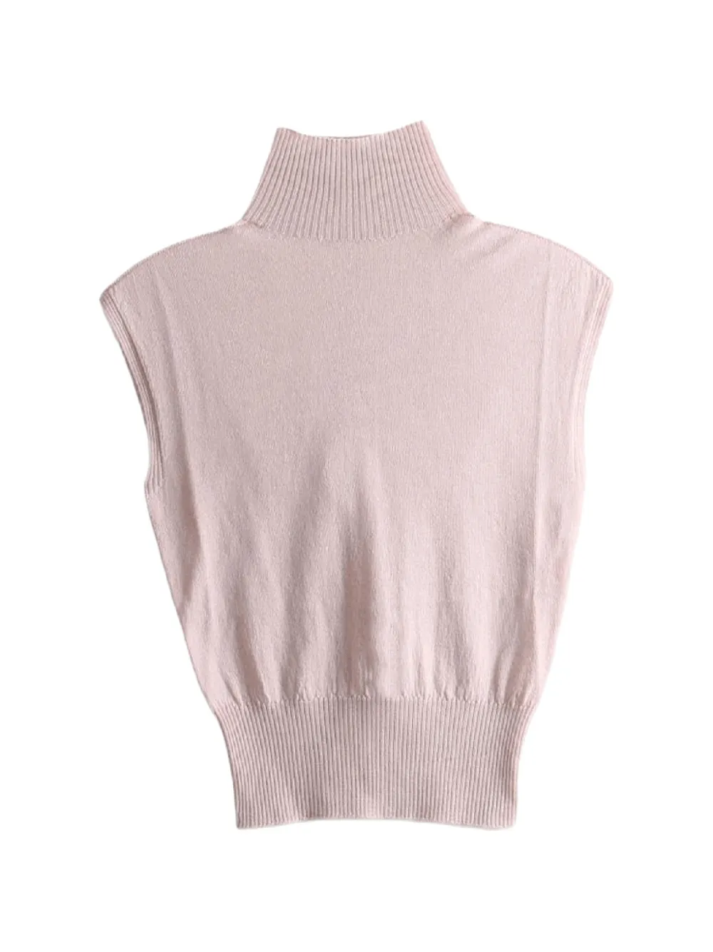 Rick Owens Tower SL turtle in rose lightweighr rasato knit - Rosa