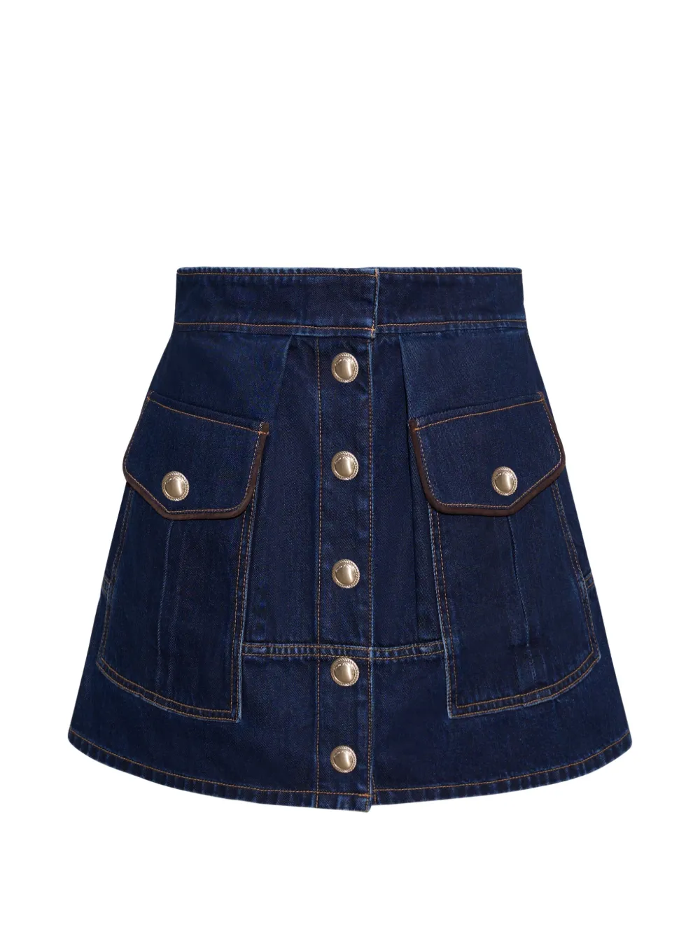 Cara Cara Fatima A-line mini skirt - Blau