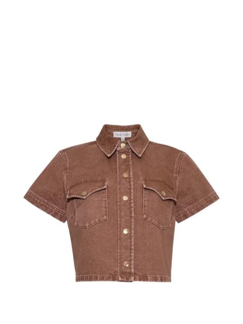 Cara Cara Paro cropped denim shirt