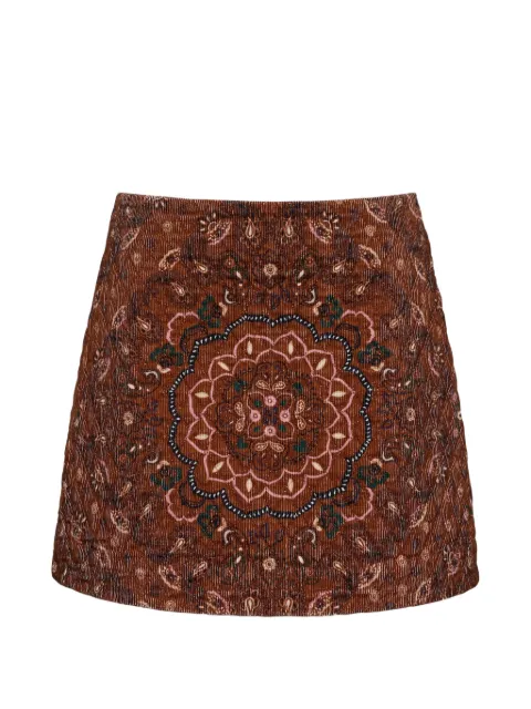 Cara Cara Chrissy bandana-print mini skirt