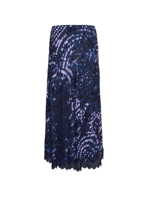 Cara Cara Lou lace-trim midi skirt