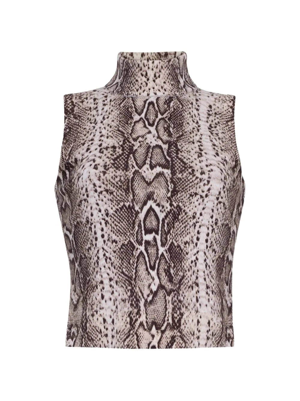 Cara Cara Dean snake-print top - Toni neutri