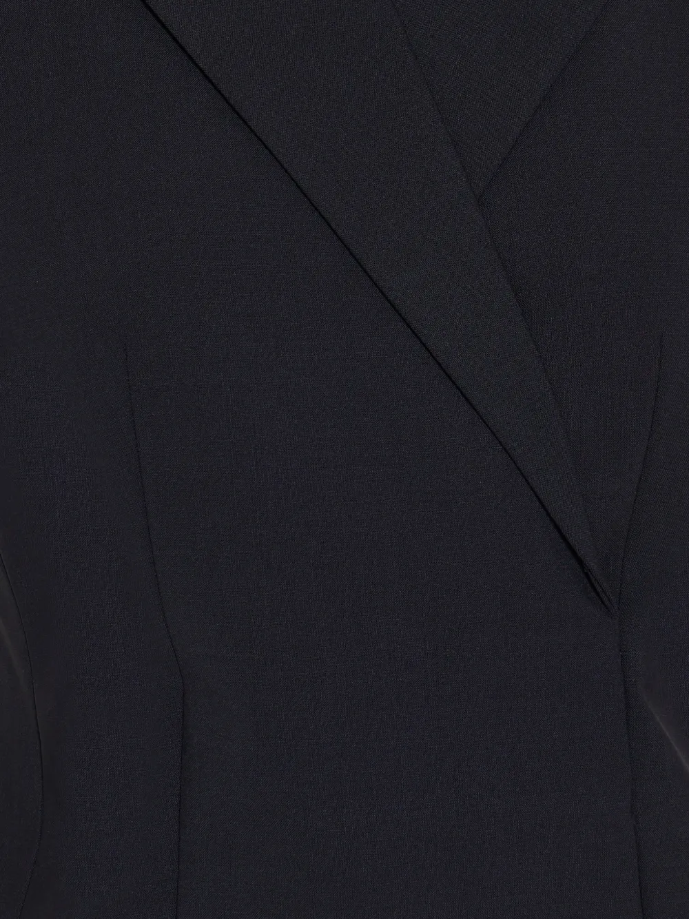 Theory Asymmetrische top met zandlopersilhouet Blauw