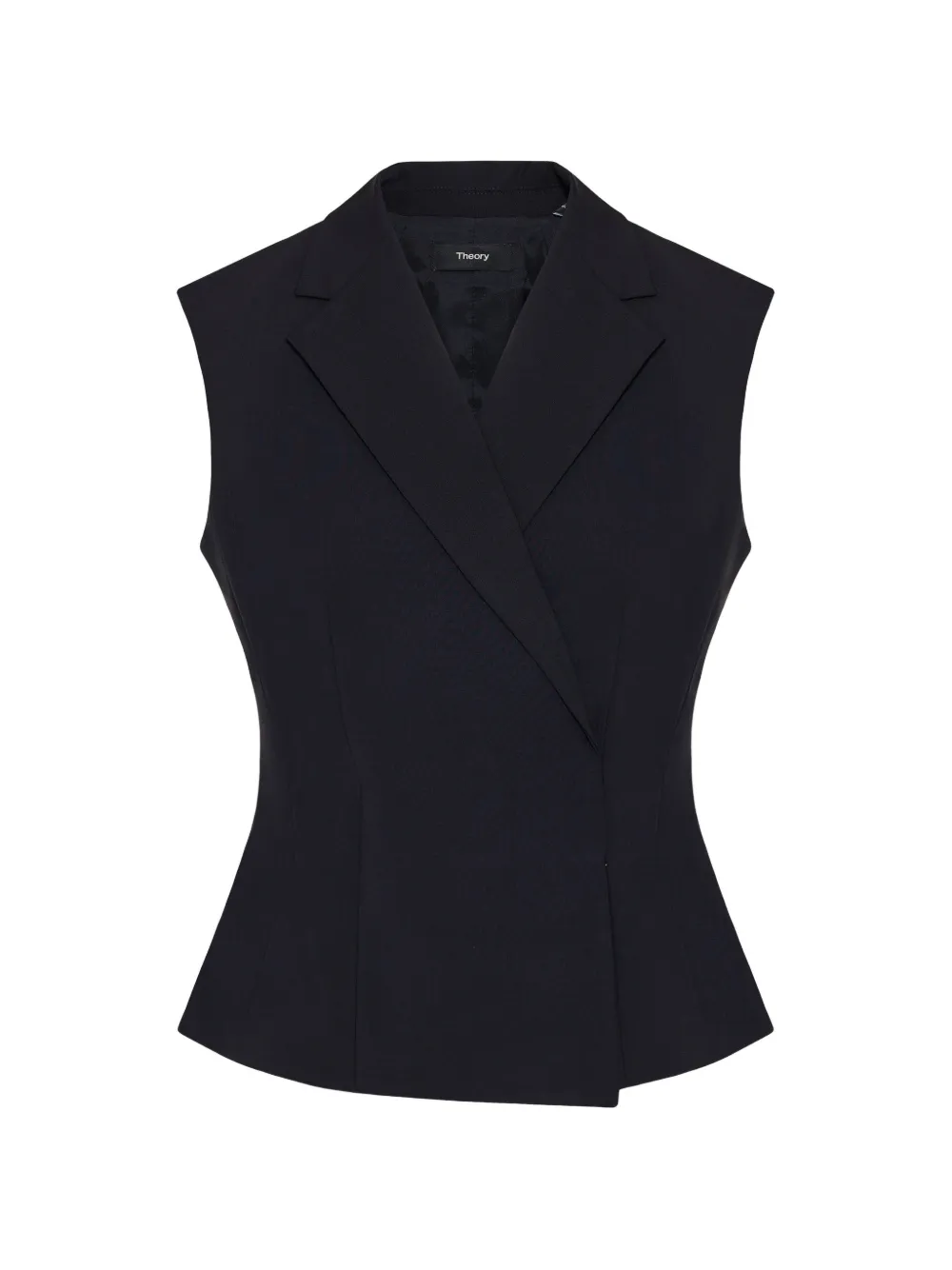 Theory asymmetric hourglass vest - Blu
